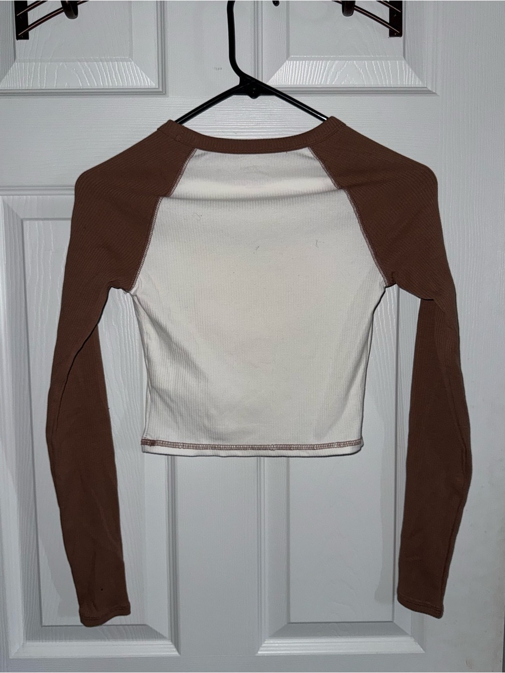 Arizona Wild Roses Ribbed Crop Top XS - Picture 6 of 7
